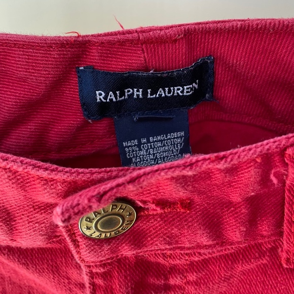 Ralph Lauren Red Denim - Picture 4 of 6